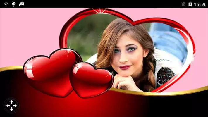Play Heart Selfie Photo Frames