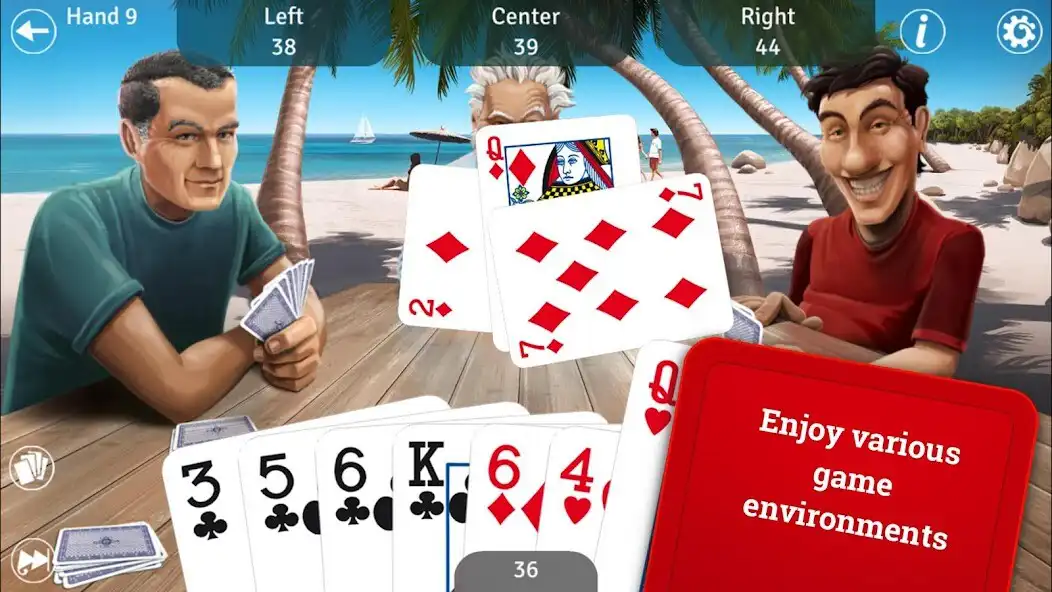 Play Hearts HD as an online game Hearts HD with UptoPlay