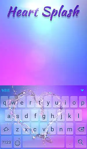 Play Heart Splash Animated Keyboard + Live Wallpaper as an online game Heart Splash Animated Keyboard + Live Wallpaper with UptoPlay