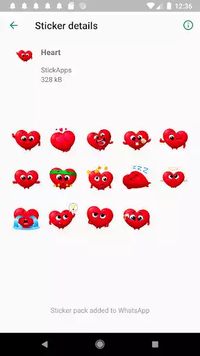 Play Heart Stickers - WAStickerApps as an online game Heart Stickers - WAStickerApps with UptoPlay