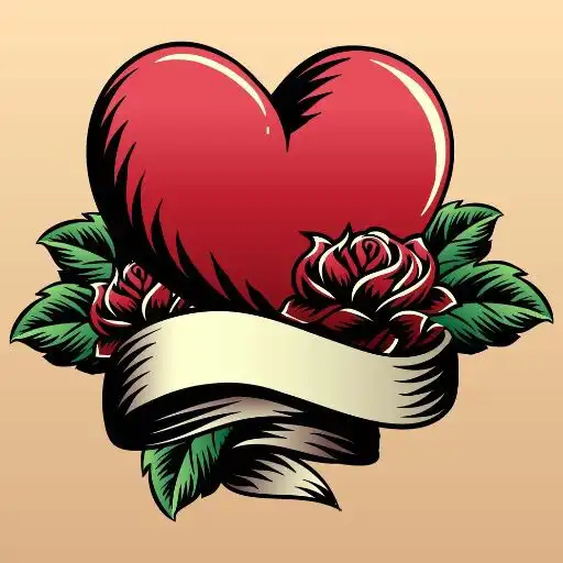 Play Heart Tattoo Designs APK
