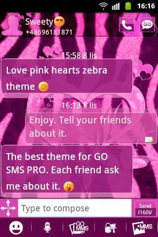 Play Heart Theme Zebra Pink GO SMS as an online game online Heart Theme Zebra Pink GO SMS with UptoPlay com.gosms.theme.pink.zebra Play Heart Theme Zebra Pink GO SMS as an online game Heart Theme Zebra Pink GO SMS with UptoPlay