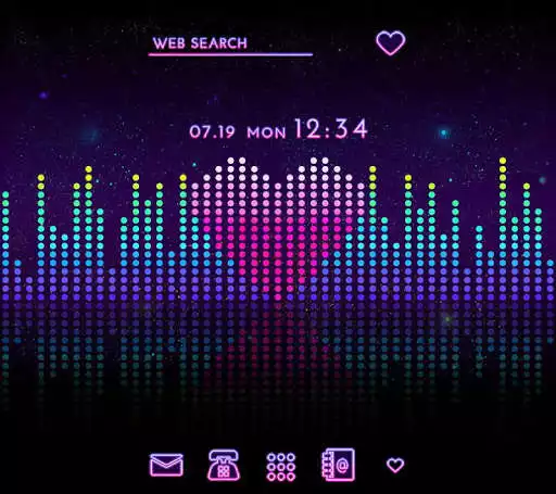 Play Heart wallpaper-Love Equalizer