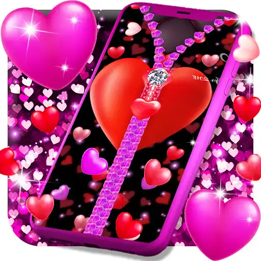 Play Heart Zipper Lock Screen APK Play Heart Zipper Lock Screen APK