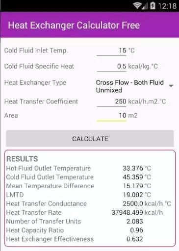 Play Heat Exchanger Calculator Free