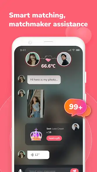 Play Heat Up - Chat  Make friends as an online game Heat Up - Chat  Make friends with UptoPlay