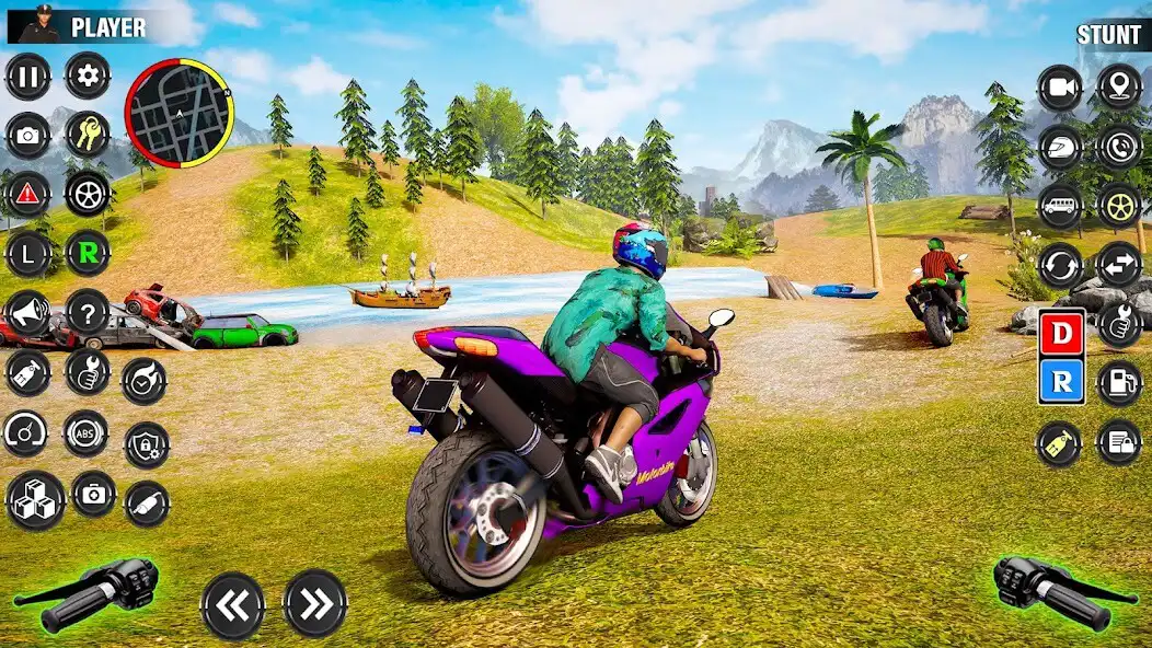 Play Heavy Bike Racing Motor Tour as an online game Heavy Bike Racing Motor Tour with UptoPlay