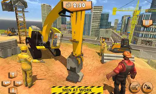 Play Heavy Construction Building: Truck Excavator Games as an online game Heavy Construction Building: Truck Excavator Games with UptoPlay