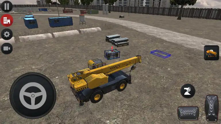 Play Heavy Crane Simulator Drive 3D as an online game Heavy Crane Simulator Drive 3D with UptoPlay