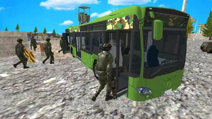 Play Heavy Duty Bus Game: Army Soldiers Transport 3D