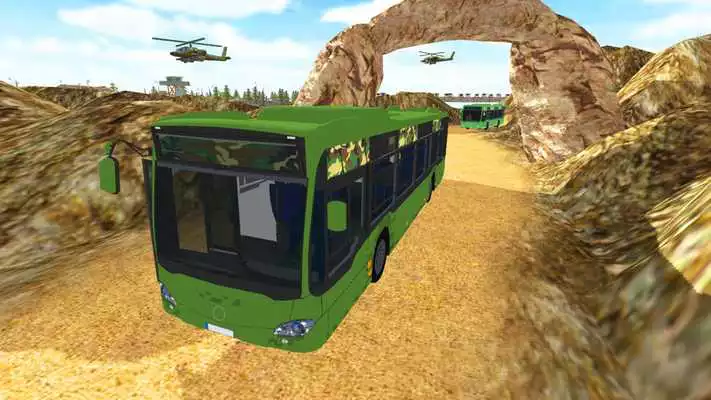 Play Heavy Duty Bus Game: Army Soldiers Transport 3D