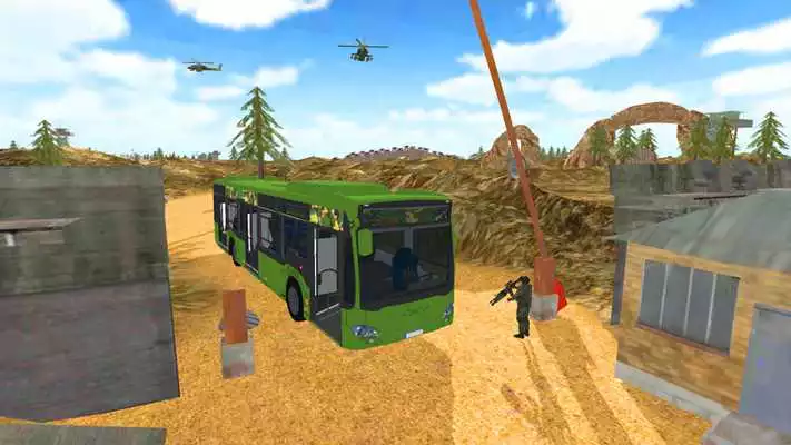 Play Heavy Duty Bus Game: Army Soldiers Transport 3D