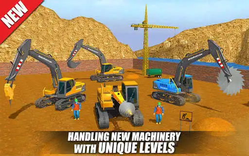 Play Heavy Excavator City Construct  and enjoy Heavy Excavator City Construct with UptoPlay