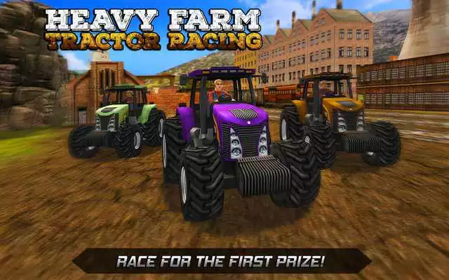 Play Heavy Farm Tractor Racing 3D