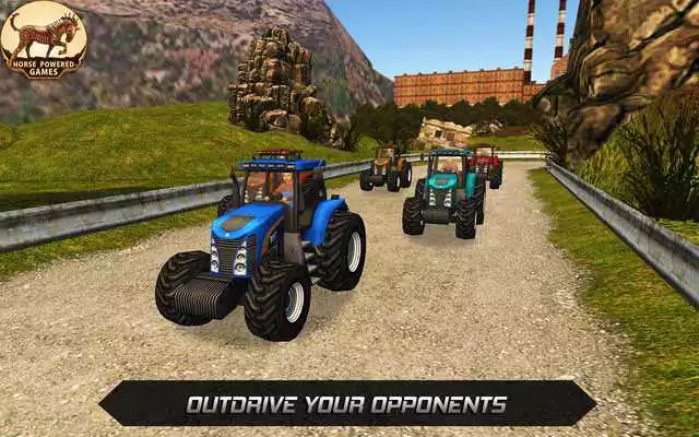 Play Heavy Farm Tractor Racing 3D