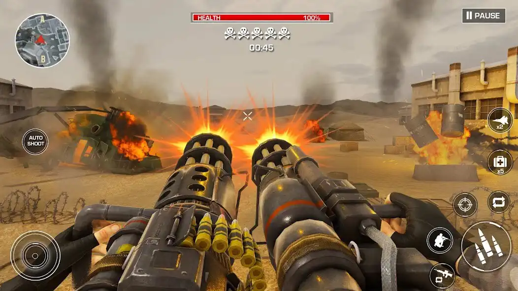 Play Heavy Guns War: FPS Strike Ops  and enjoy Heavy Guns War: FPS Strike Ops with UptoPlay