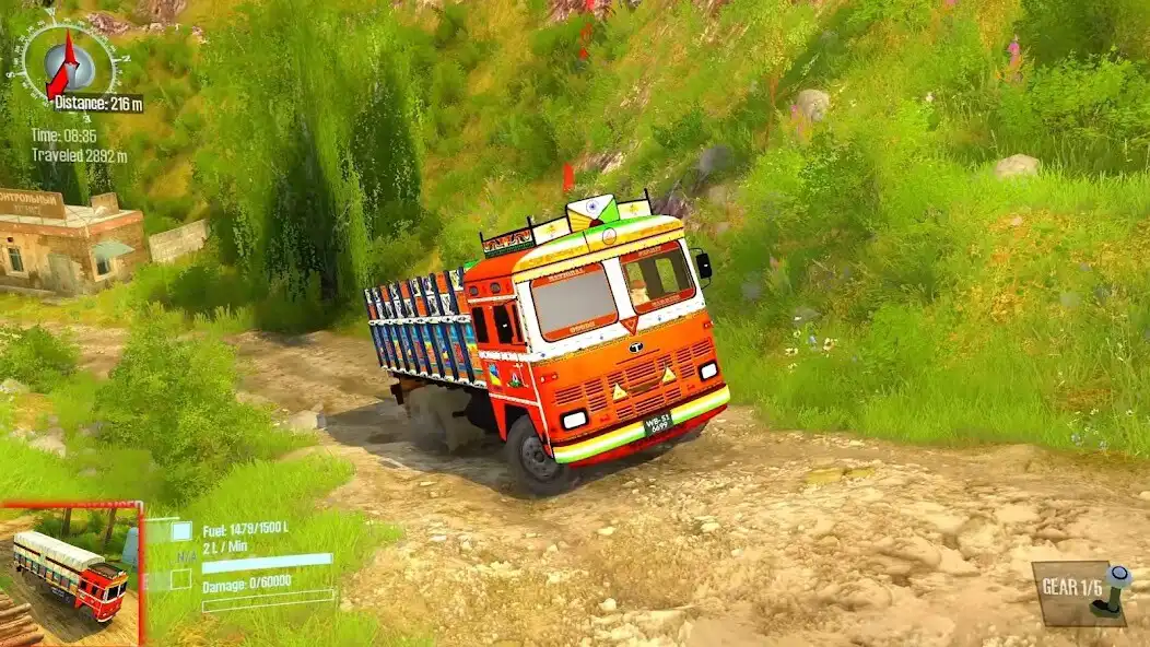 Play Heavy Indian Truck Driving Sim as an online game Heavy Indian Truck Driving Sim with UptoPlay