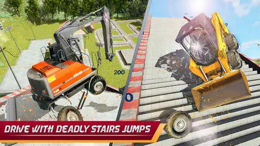 Play Heavy Machine Crash Simulator: Leap Of Death 2021  and enjoy Heavy Machine Crash Simulator: Leap Of Death 2021 with UptoPlay
