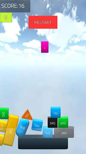 Play Heavyweight Tower - Building box as an online game Heavyweight Tower - Building box with UptoPlay