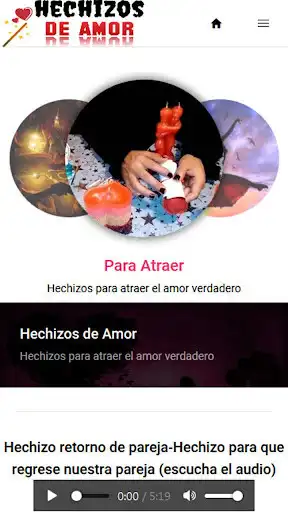 Play Hechizos de Amor as an online game Hechizos de Amor with UptoPlay
