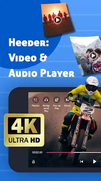 Play Heeder: Video  Audio Player  and enjoy Heeder: Video  Audio Player with UptoPlay