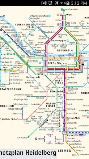 Play Heidelberg Tram Map as an online game Heidelberg Tram Map with UptoPlay