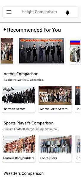 Play Height Comparison as an online game Height Comparison with UptoPlay