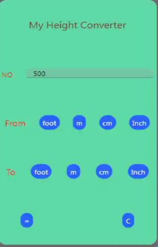 Play Height Converter App as an online game Height Converter App with UptoPlay