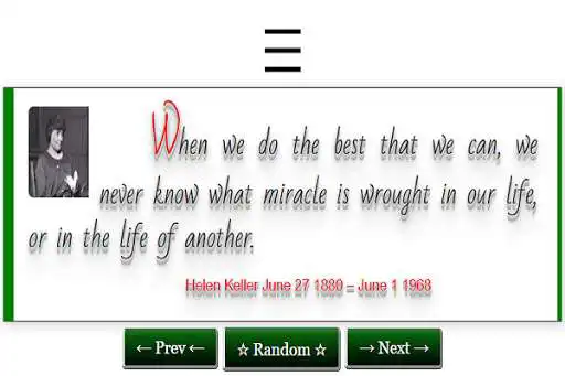 Play Helen Keller Quotes to Inspire  and enjoy Helen Keller Quotes to Inspire with UptoPlay