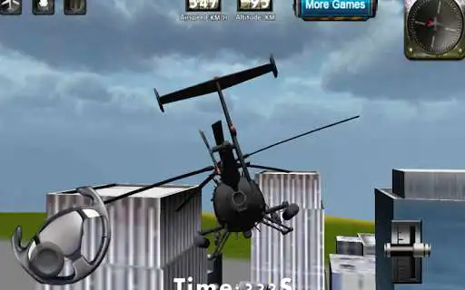 Play Helicopter 3D flight simulator  and enjoy Helicopter 3D flight simulator with UptoPlay