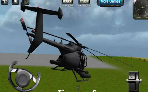 Play Helicopter 3D flight simulator as an online game Helicopter 3D flight simulator with UptoPlay