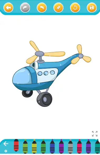Play helicopter coloring book as an online game helicopter coloring book with UptoPlay