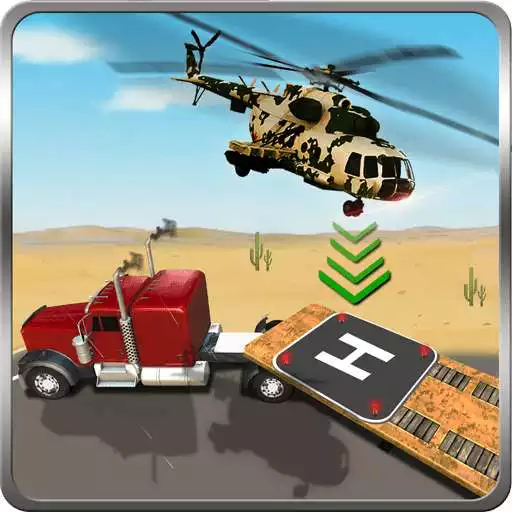 Free play online Helicopter Emergency Truck Landing Game  APK