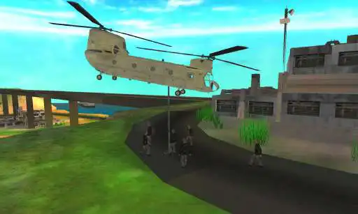 Play Helicopter Flight Simulator 3D as an online game Helicopter Flight Simulator 3D with UptoPlay