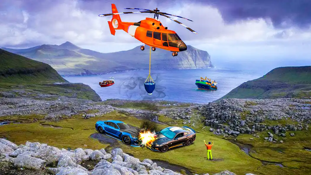 Play Helicopter Games 2023 Fly Game as an online game Helicopter Games 2023 Fly Game with UptoPlay