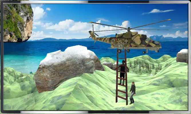 Play Helicopter Hill Rescue Ambulan Play Helicopter Hill Rescue Ambulan