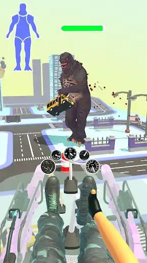 Play Helicopter Hit: Giant Attack! as an online game Helicopter Hit: Giant Attack! with UptoPlay