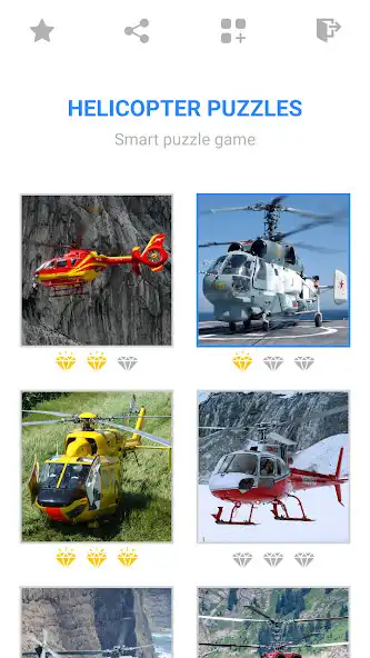 Play Helicopter Mosaic Puzzles  and enjoy Helicopter Mosaic Puzzles with UptoPlay