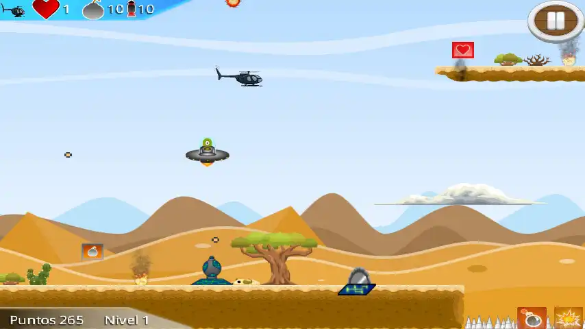 Play Helicoptero vs Alien  and enjoy Helicoptero vs Alien with UptoPlay