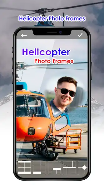 Play Helicopter Photo Editor Frames as an online game Helicopter Photo Editor Frames with UptoPlay