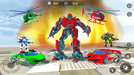 Play Helicopter Robot Battle: Robot Transformation Game  and enjoy Helicopter Robot Battle: Robot Transformation Game with UptoPlay