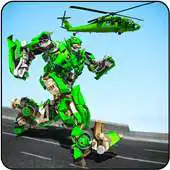 Free play online Helicopter Robot Transformation Game 2018 APK