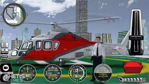 Play Helicopter Simulator SimCopter 2017 as an online game Helicopter Simulator SimCopter 2017 with UptoPlay