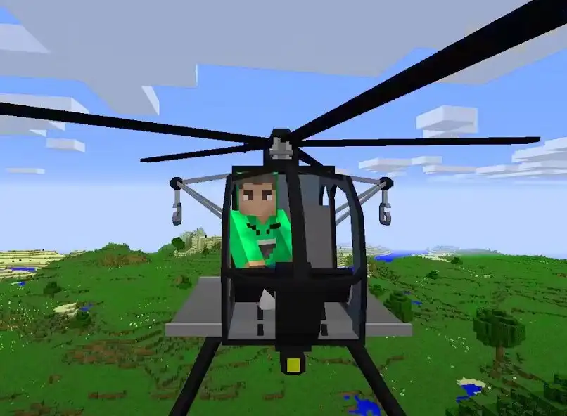 Play Helicopters Mod Addon for mcpe as an online game Helicopters Mod Addon for mcpe with UptoPlay