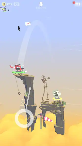 Play HeliHopper as an online game HeliHopper with UptoPlay