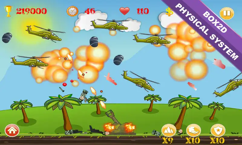 Play Heli Invasion - shoot helicopt as an online game Heli Invasion - shoot helicopt with UptoPlay