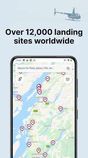 Play Helipaddy: Heli Landing Sites as an online game Helipaddy: Heli Landing Sites with UptoPlay