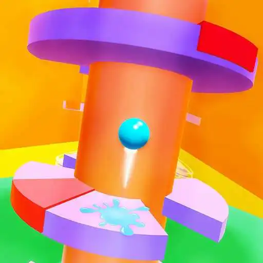 Play Helix Ball Bounce Opposite - Go Up Jumping Ball APK