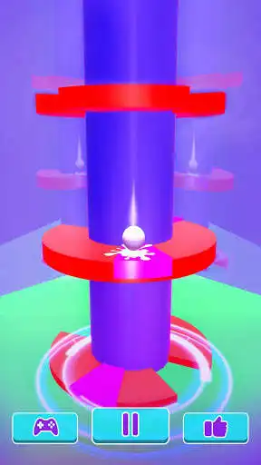 Play Helix Ball Bounce Opposite - Go Up Jumping Ball  and enjoy Helix Ball Bounce Opposite - Go Up Jumping Ball with UptoPlay