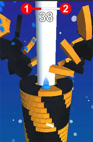 Play Helix Ball Smash! as an online game Helix Ball Smash! with UptoPlay